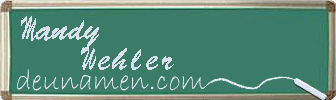 Mandy Wehler Visitenkarte
